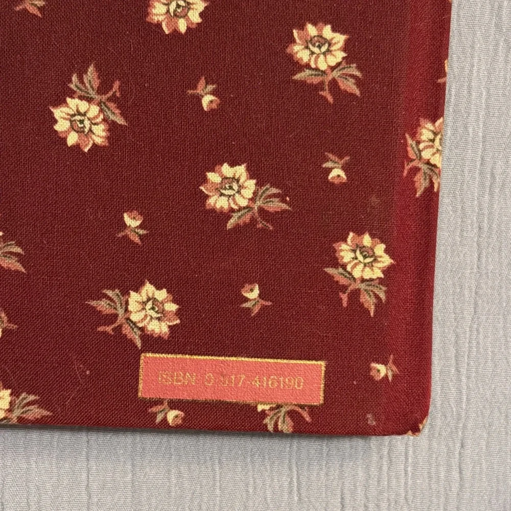 Vintage Our Family Story Floral Fabric Hardcover‎ Record Notebook 1981 Unused